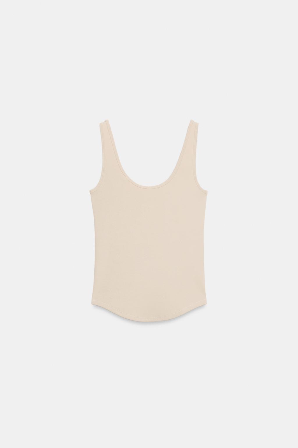 ХЛОПКОВЫЙ ТОП НА БРЕТЕЛЯХ