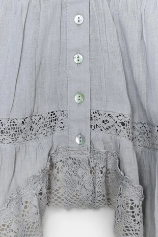 Топ с вышивкой на бретелях- Заказать в России