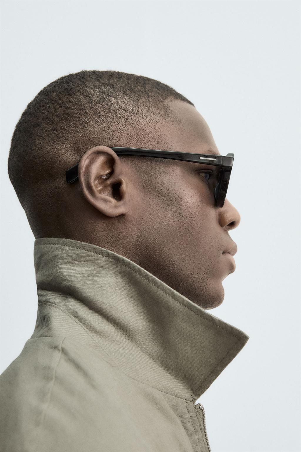 КУРТКА-РУБАШКА ИЗ 100% ЛЬНА НА МОЛНИИ