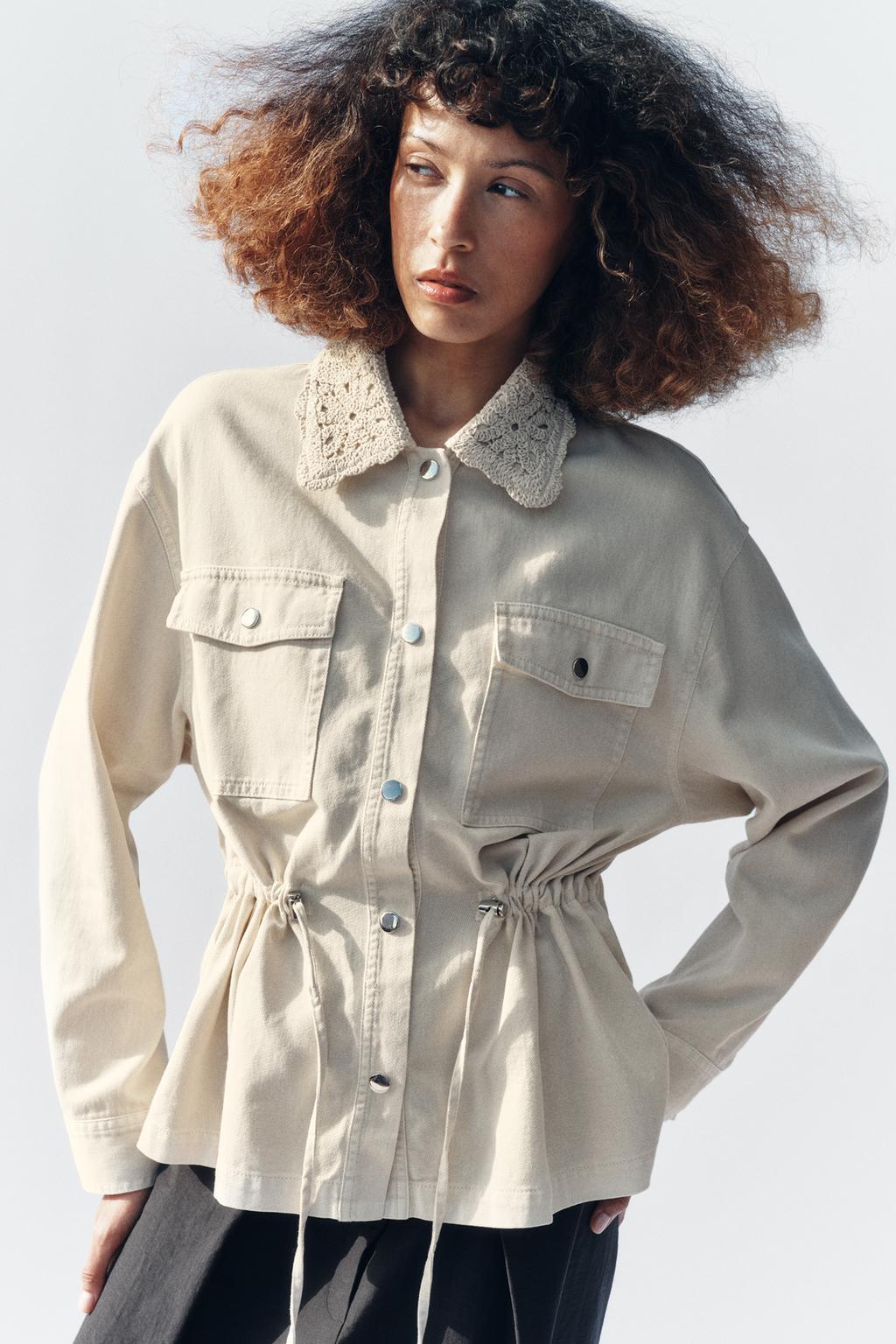 КУРТКА-САФАРИ С ОТДЕЛКОЙ КРОШЕ