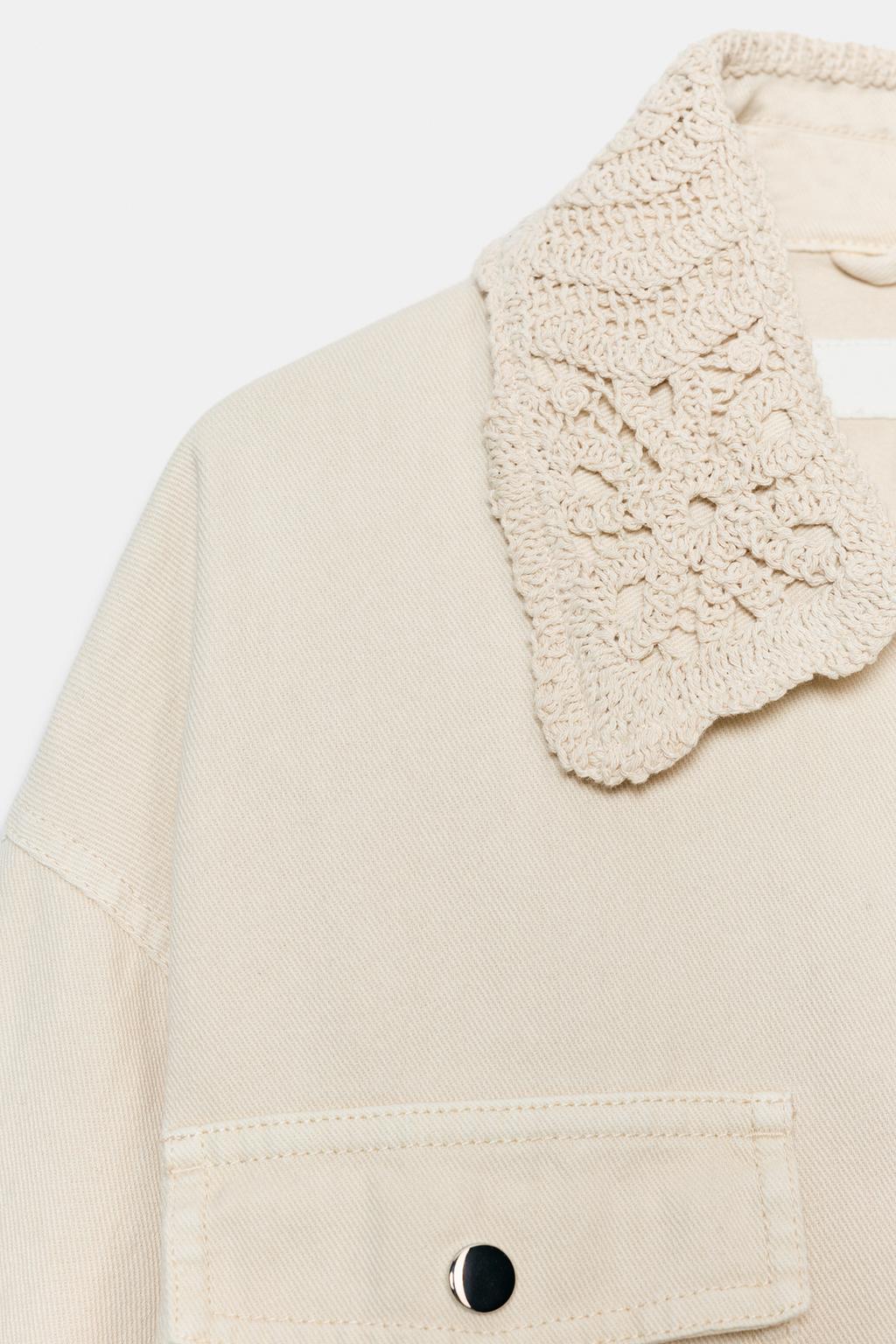 КУРТКА-САФАРИ С ОТДЕЛКОЙ КРОШЕ