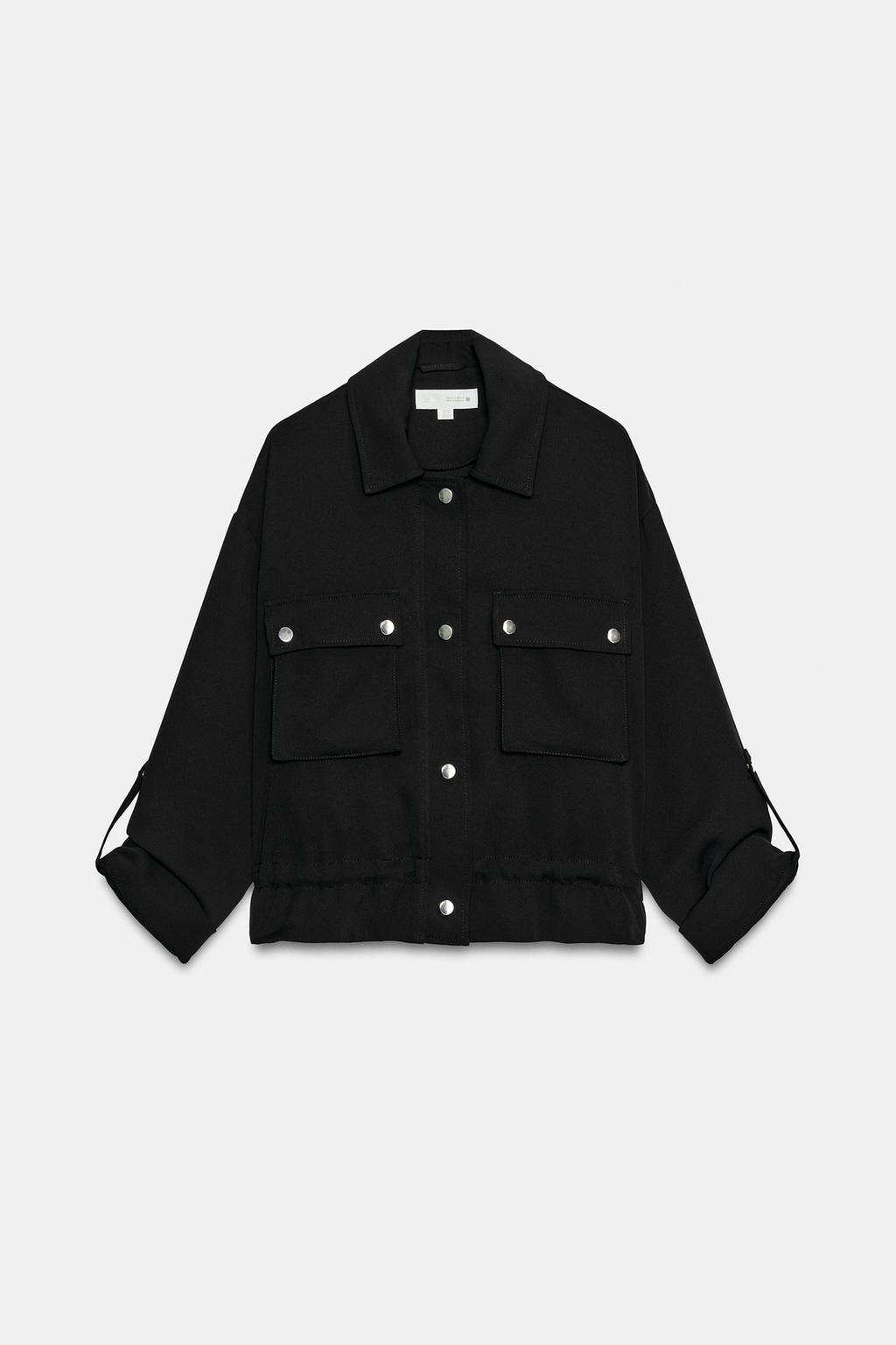 КУРТКА-САФАРИ С ПОДВЕРНУТЫМИ РУКАВАМИ