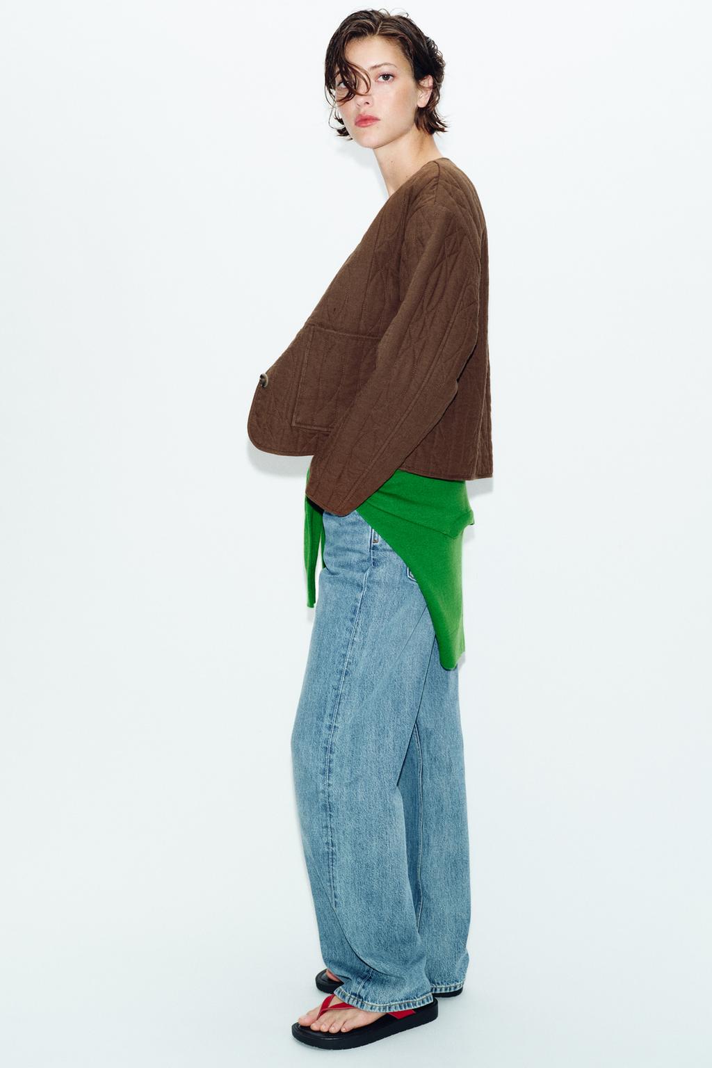 СТЁГАНАЯ КУРТКА ИЗ ЛЬНА