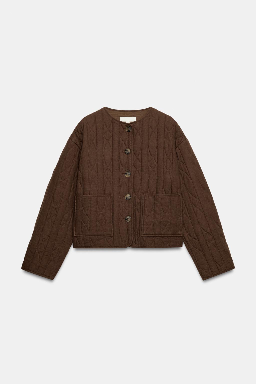 СТЁГАНАЯ КУРТКА ИЗ ЛЬНА