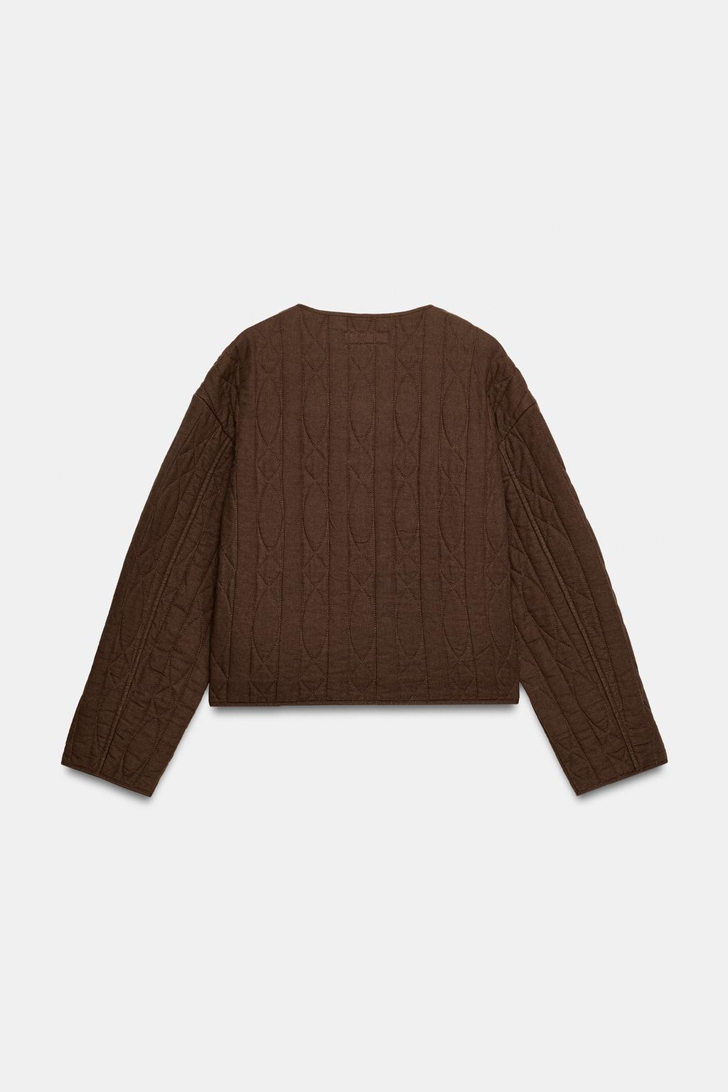 СТЁГАНАЯ КУРТКА ИЗ ЛЬНА