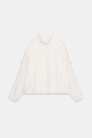 Куртка с воротником-стойкой- Заказать в России