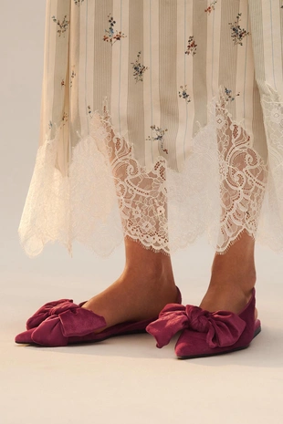 Юбка с кружевным цветочным узором (limited edition)- Заказать в России