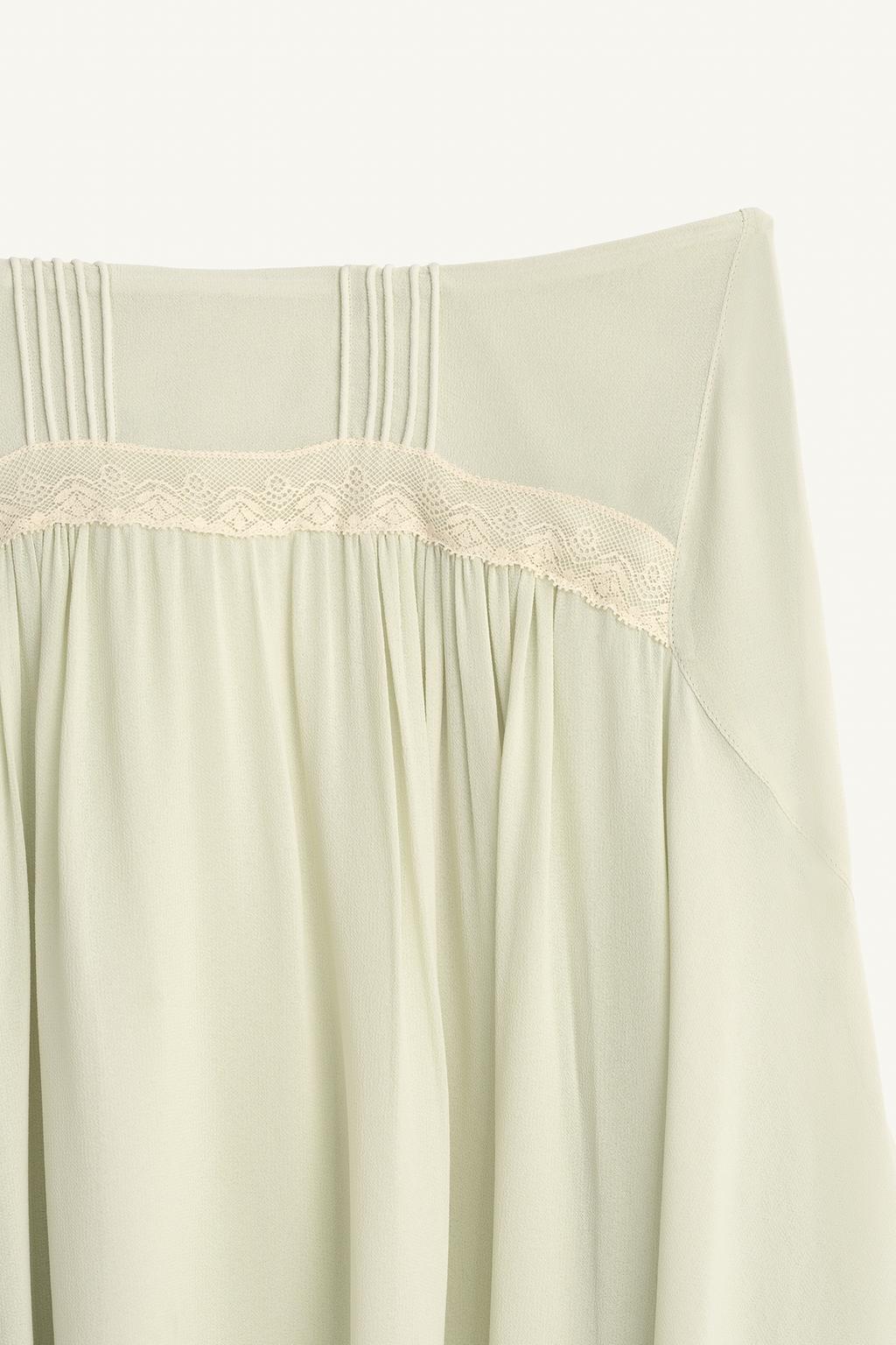 Юбка с оборками из кружева limited edition