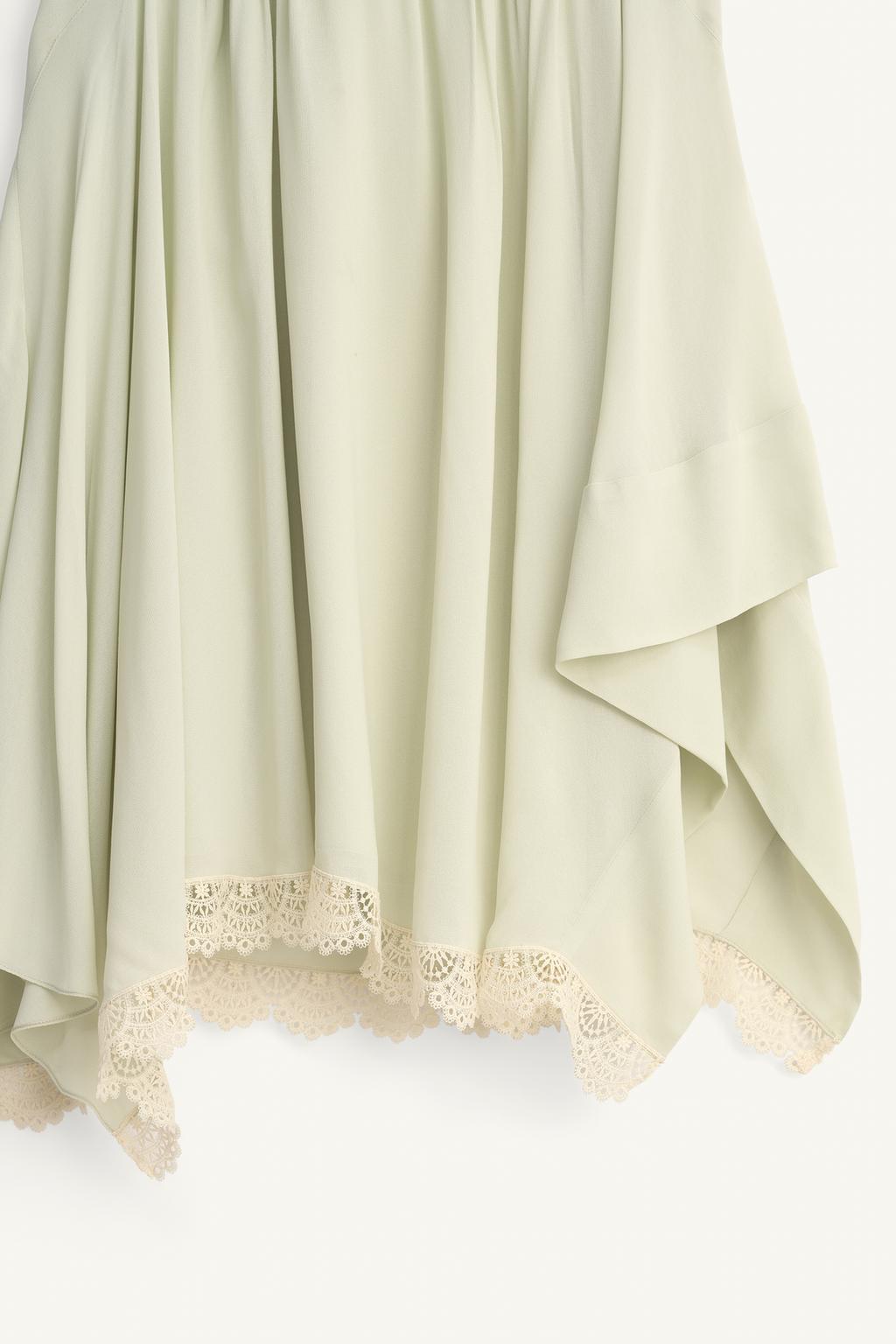 Юбка с оборками из кружева limited edition