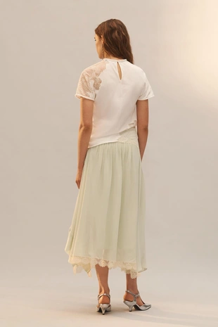 Юбка с оборками из кружева limited edition- Заказать в России