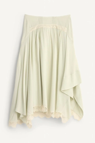 Юбка с оборками из кружева limited edition- Заказать в России