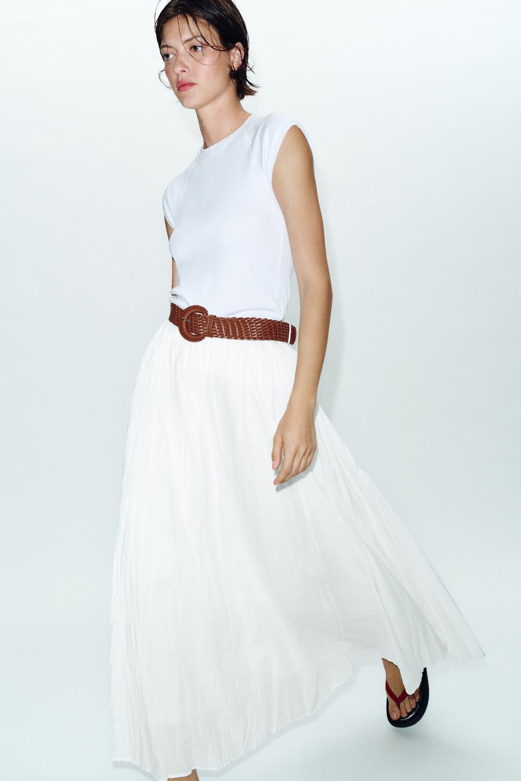 ЮБКА МИДИ С РЕМНЕМ