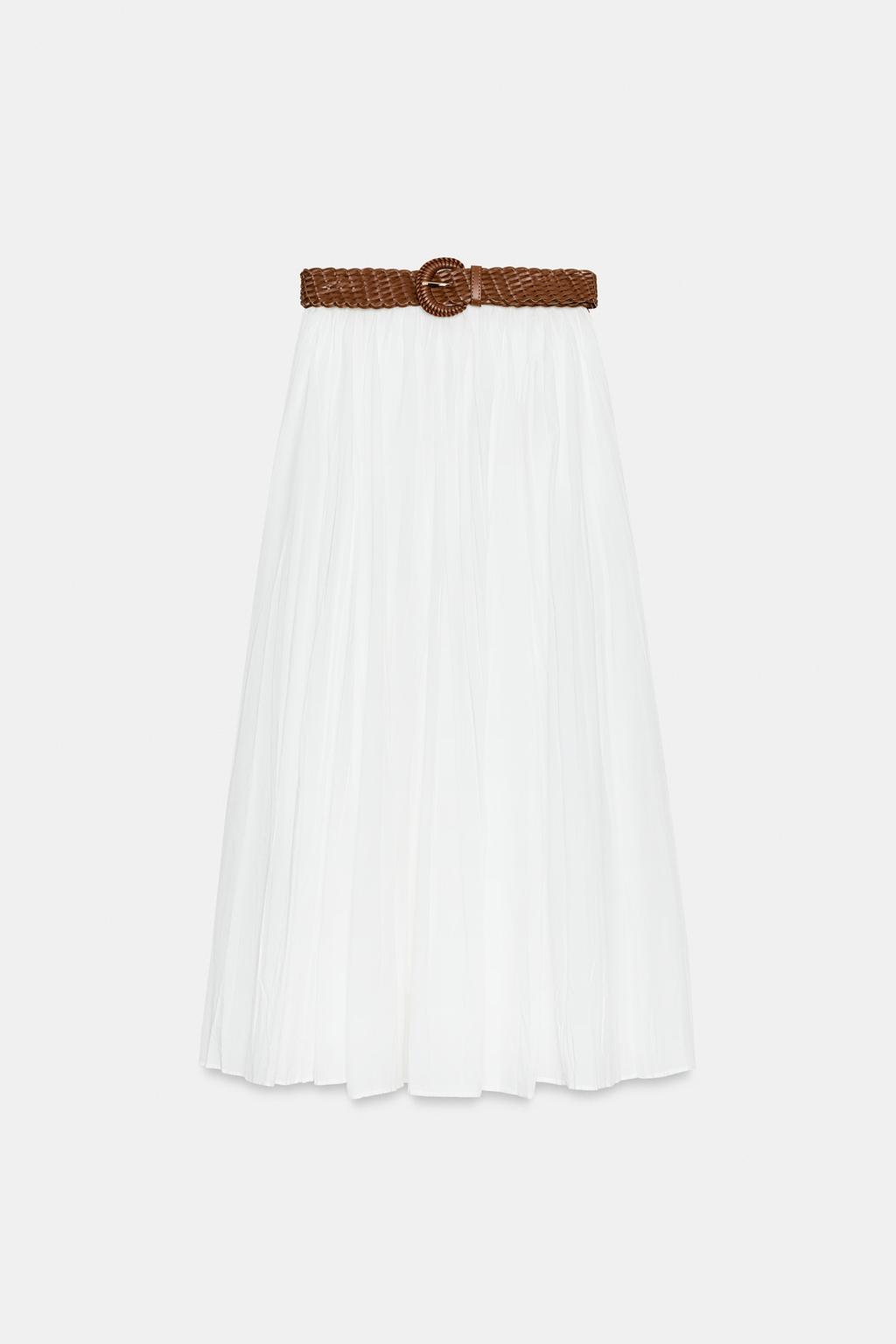 ЮБКА МИДИ С РЕМНЕМ