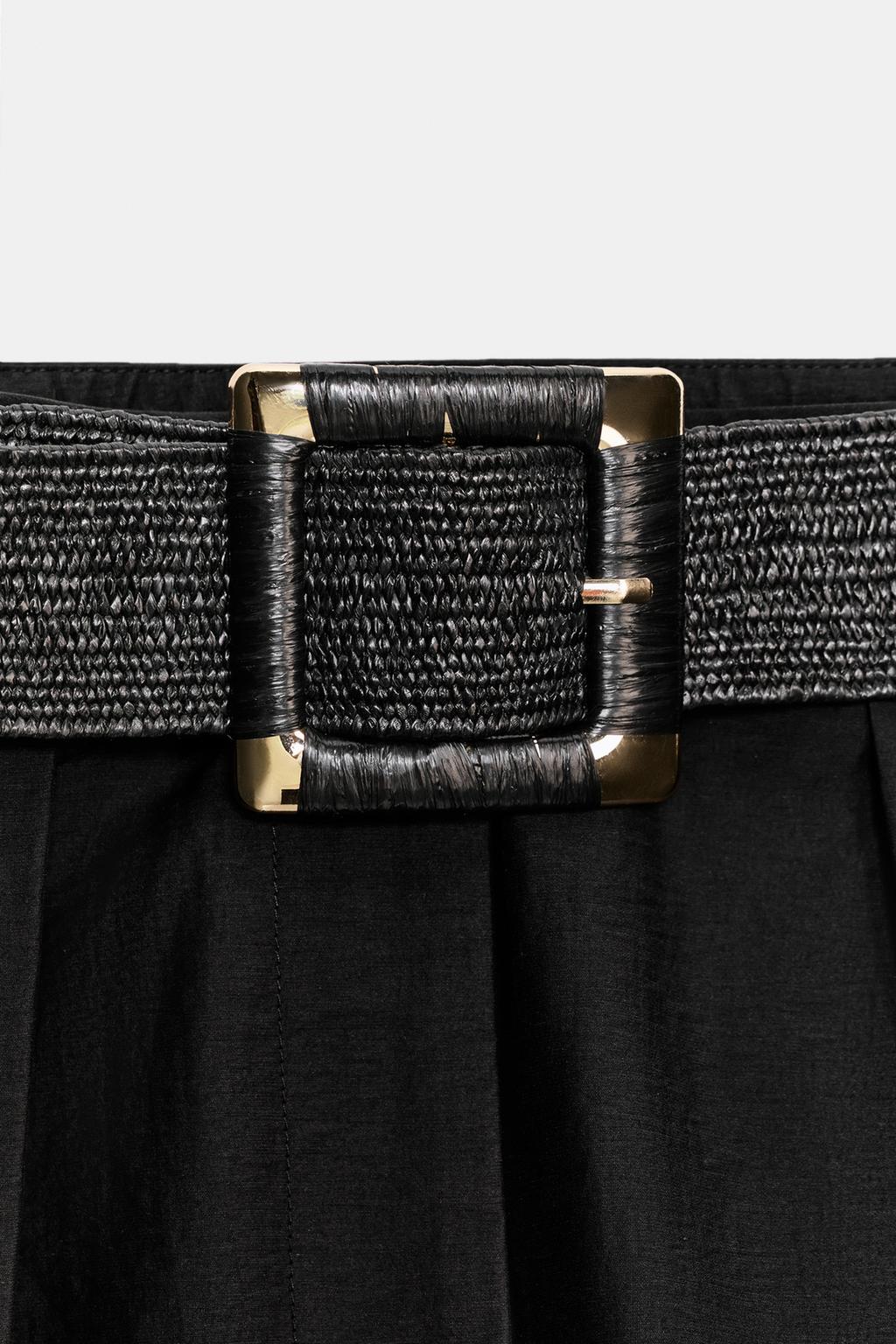 ЮБКА МИДИ С ПОЯСОМ-НАКИДКОЙ