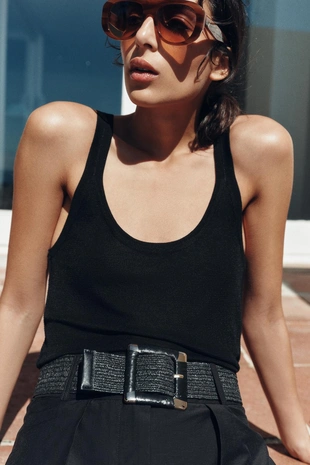 Юбка миди с поясом-накидкой- Заказать в России