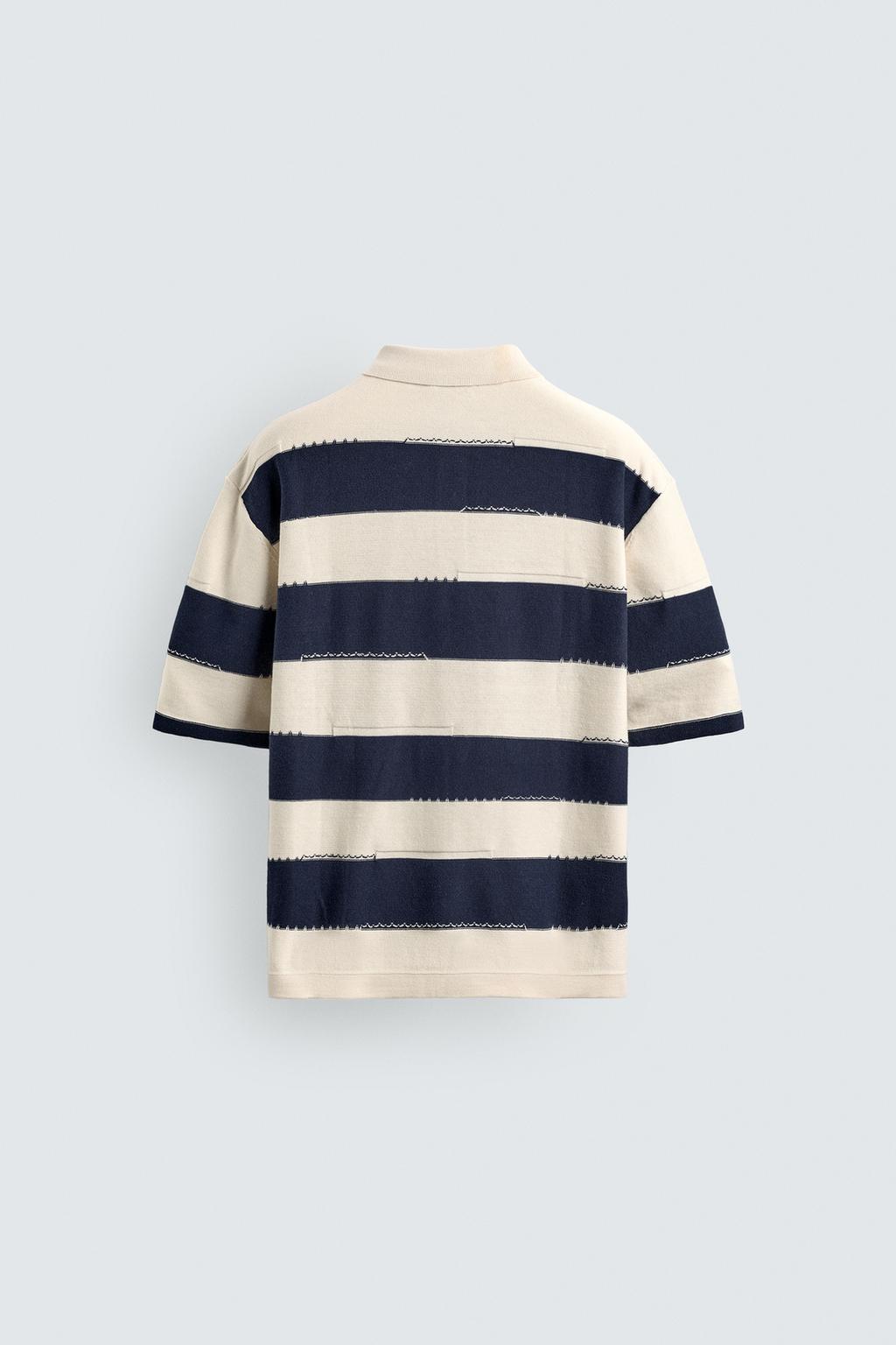 ТРИКОТАЖНОЕ ПОЛО В ПОЛОСКУ