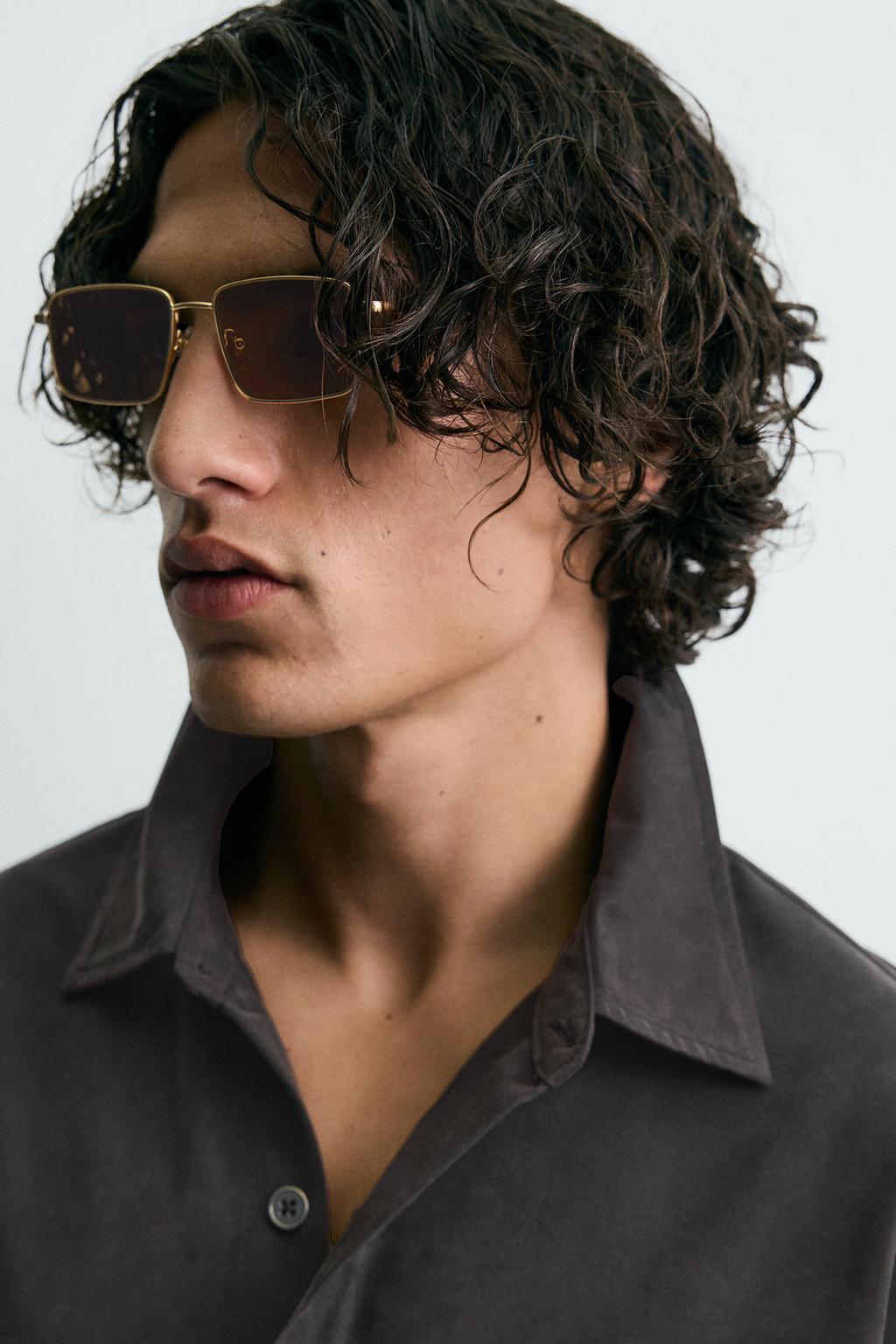 РУБАШКА RELAXED FIT ИЗ СТРУЯЩЕЙСЯ ТКАНИ