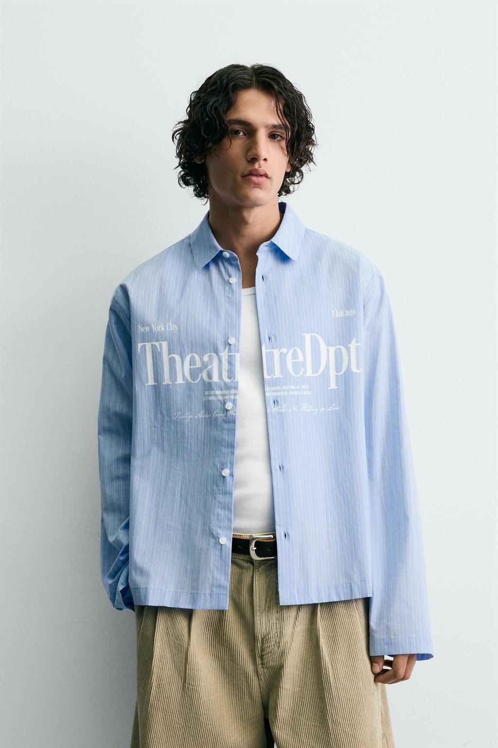 РУБАШКА RELAXED FIT В КЛЕТКУ С НАДПИСЯМИ