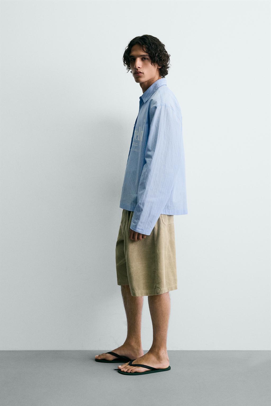 РУБАШКА RELAXED FIT В КЛЕТКУ С НАДПИСЯМИ