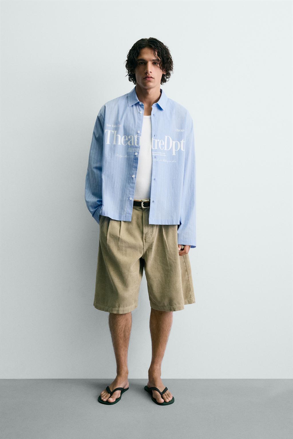 РУБАШКА RELAXED FIT В КЛЕТКУ С НАДПИСЯМИ