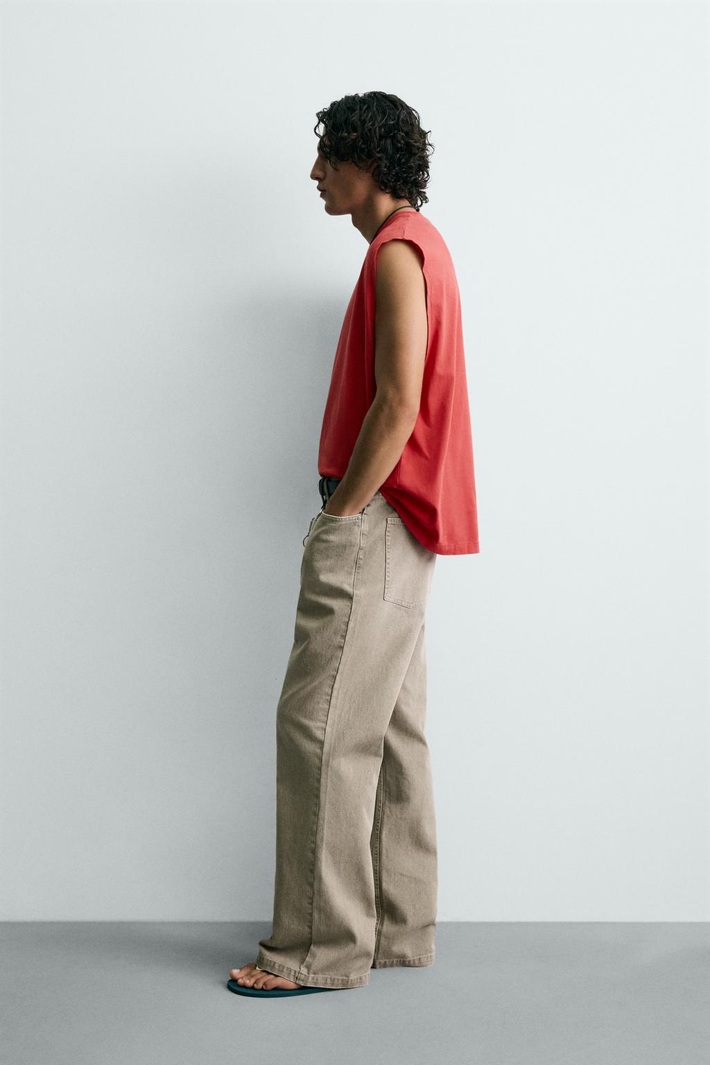 РАСКЛЕШЕННЫЕ БРЮКИ ИЗ ХЛОПКА