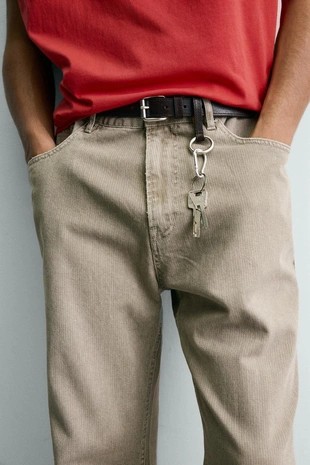 Расклешенные брюки из хлопка- Заказать в России