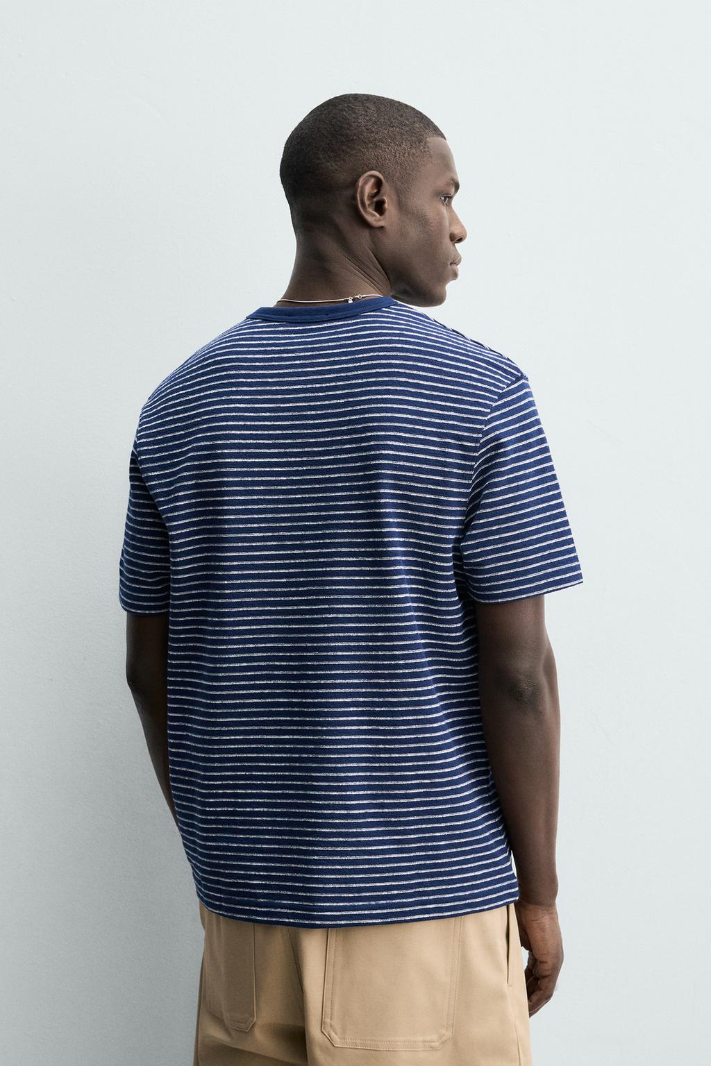 ЖАККАРДОВАЯ ФУТБОЛКА В ПОЛОСКУ