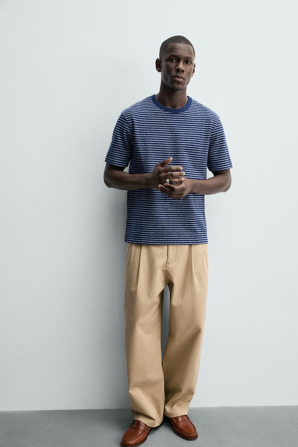 ЖАККАРДОВАЯ ФУТБОЛКА В ПОЛОСКУ