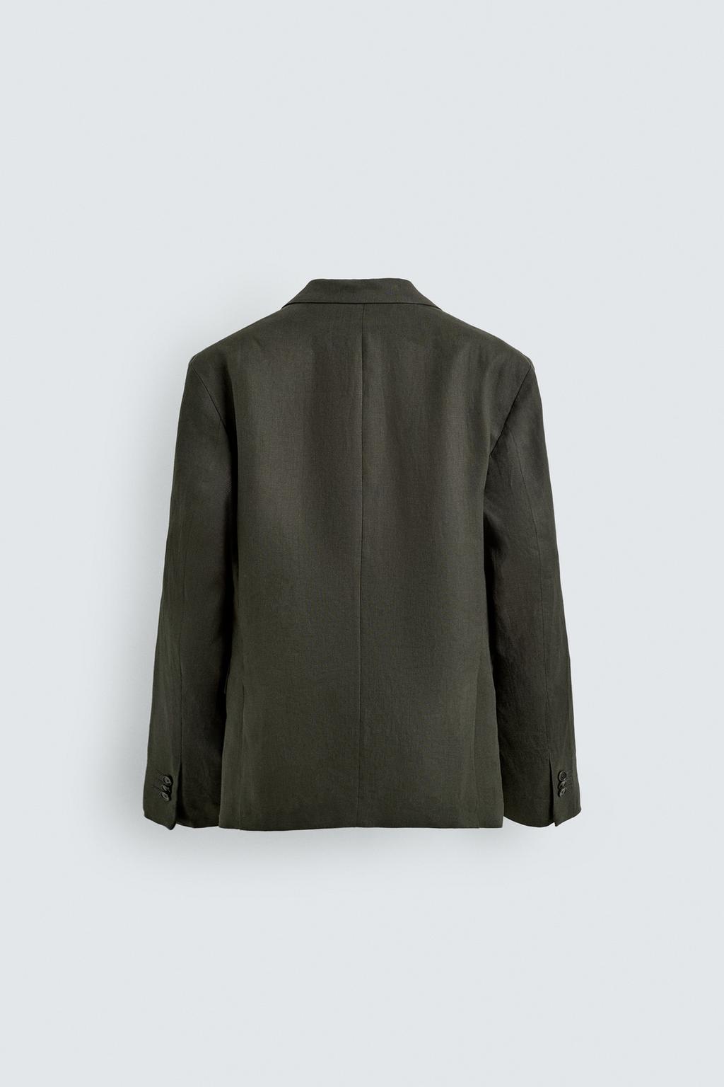 ДВУБОРТНЫЙ БЛЕЙЗЕР ИЗ 100% ЛЬНА