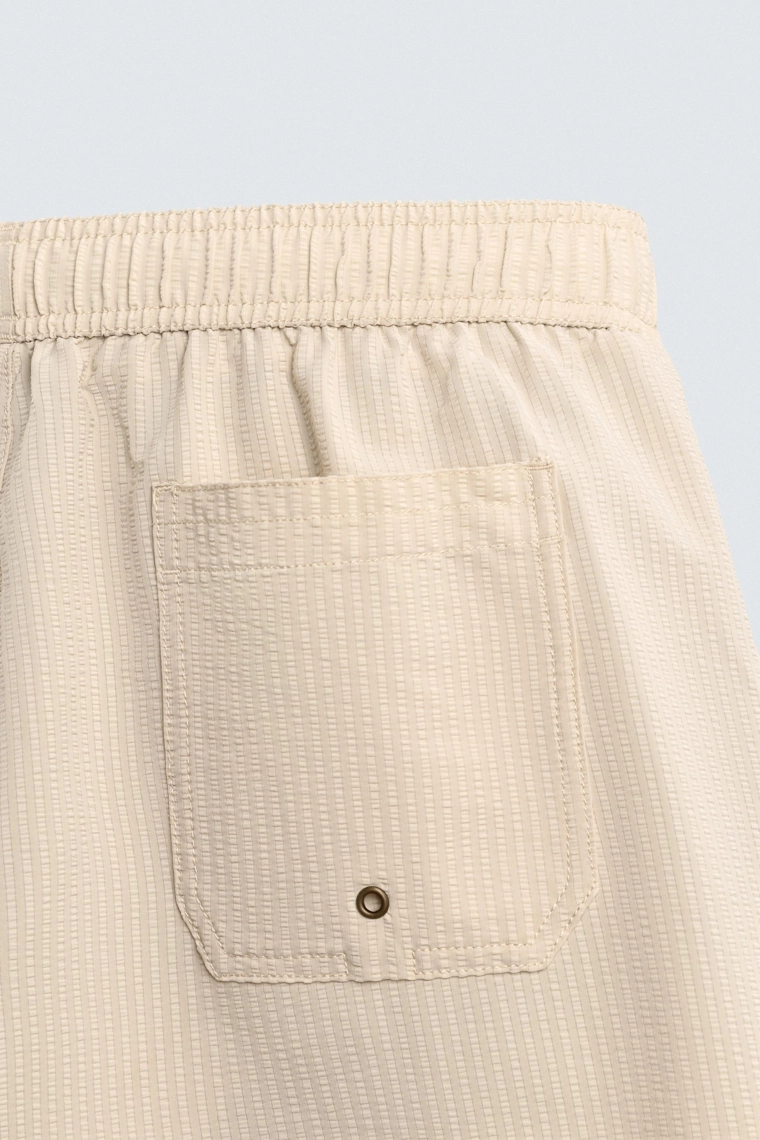 Полупрозрачные плавательные шорты из сизального материала