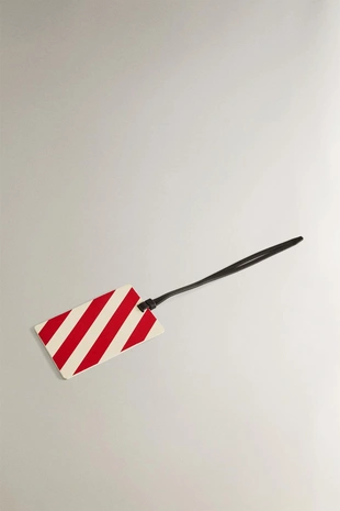 Кожаная бирка для багажа