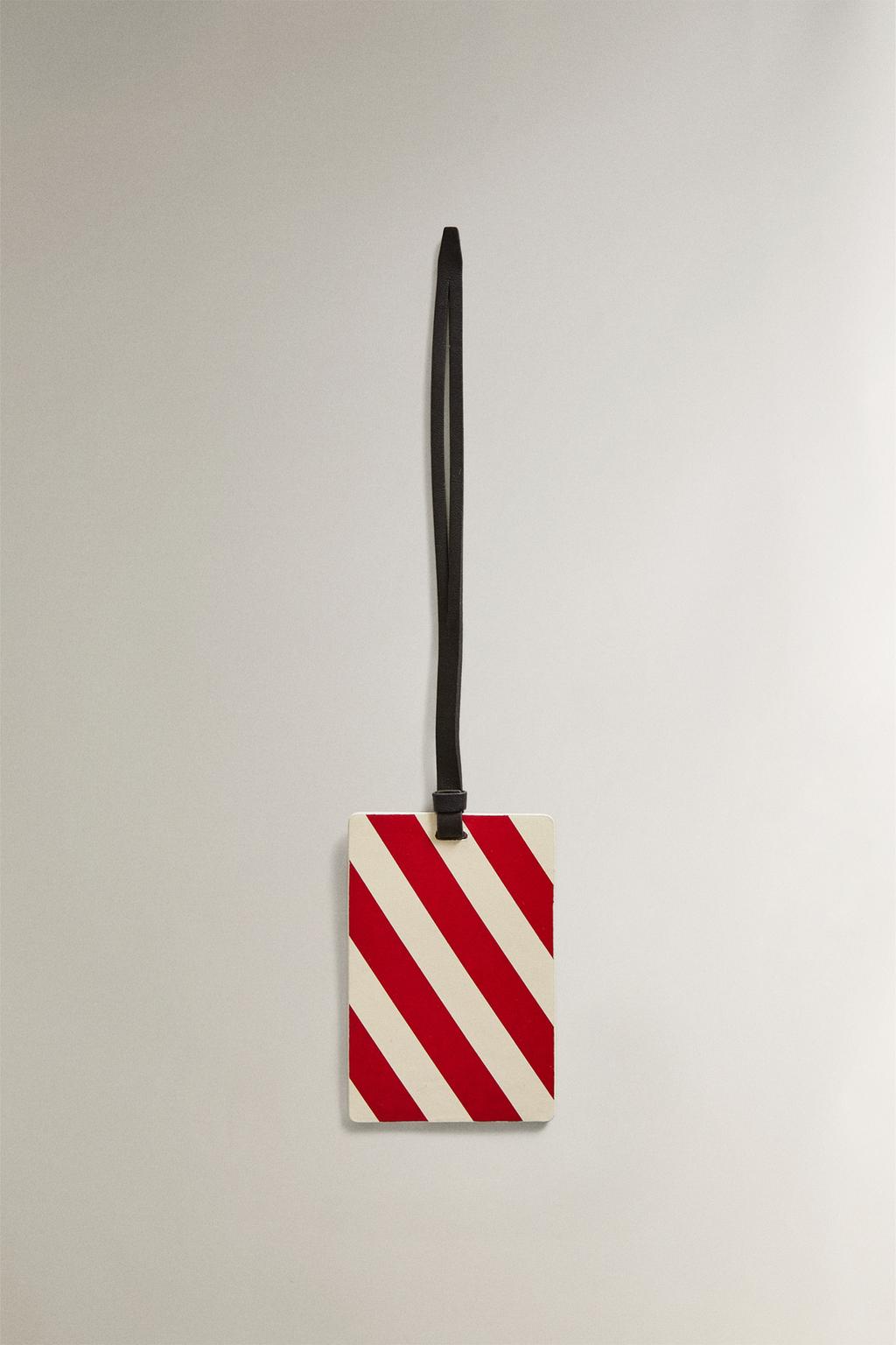 Кожаная бирка для багажа