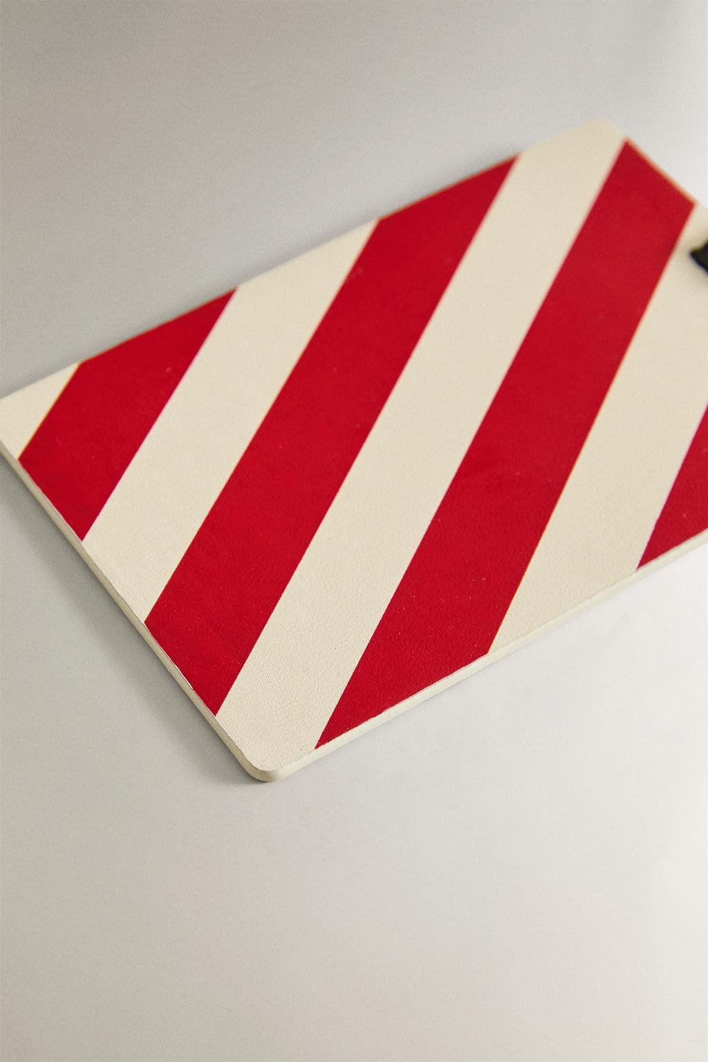 Кожаная бирка для багажа