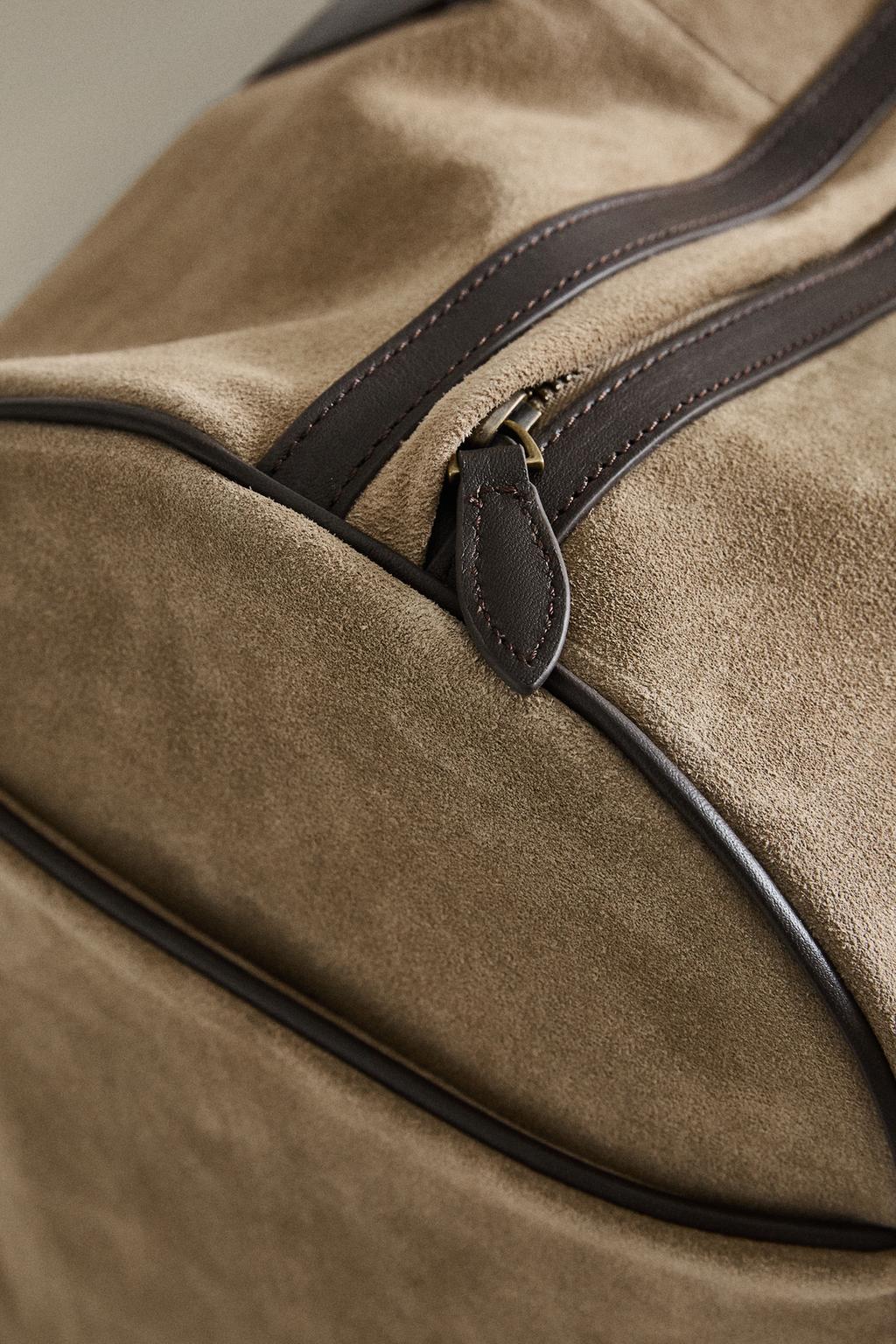 Кожаная сумка для путешествий