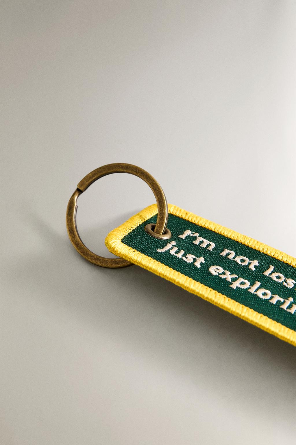 Брелок для ключей из холста для путешествий