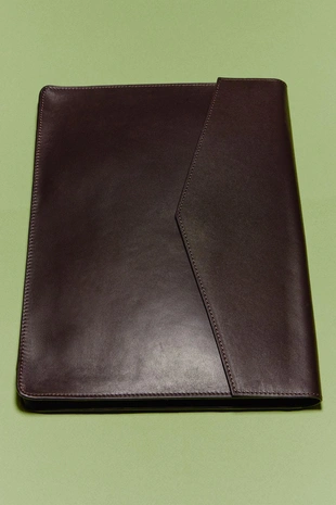Кожаная папка для документов- Заказать в России