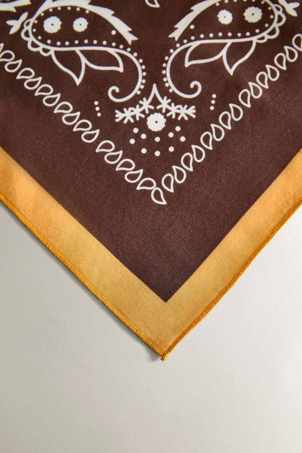 Хлопковая бандана для питомца с пейсли