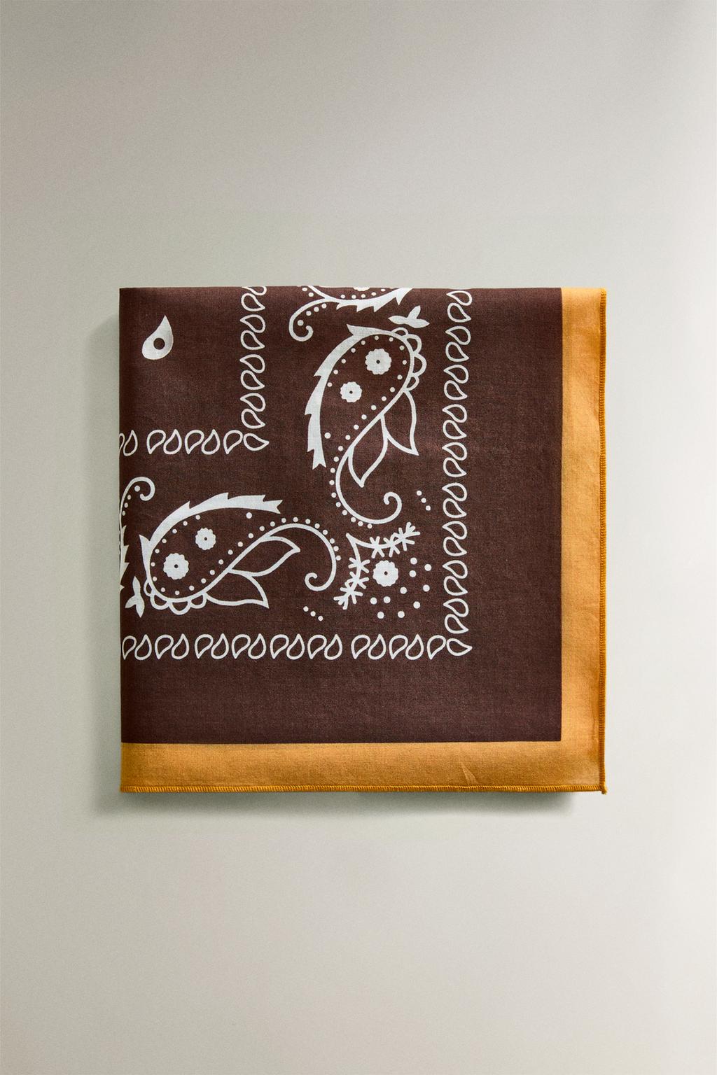 Хлопковая бандана для питомца с пейсли