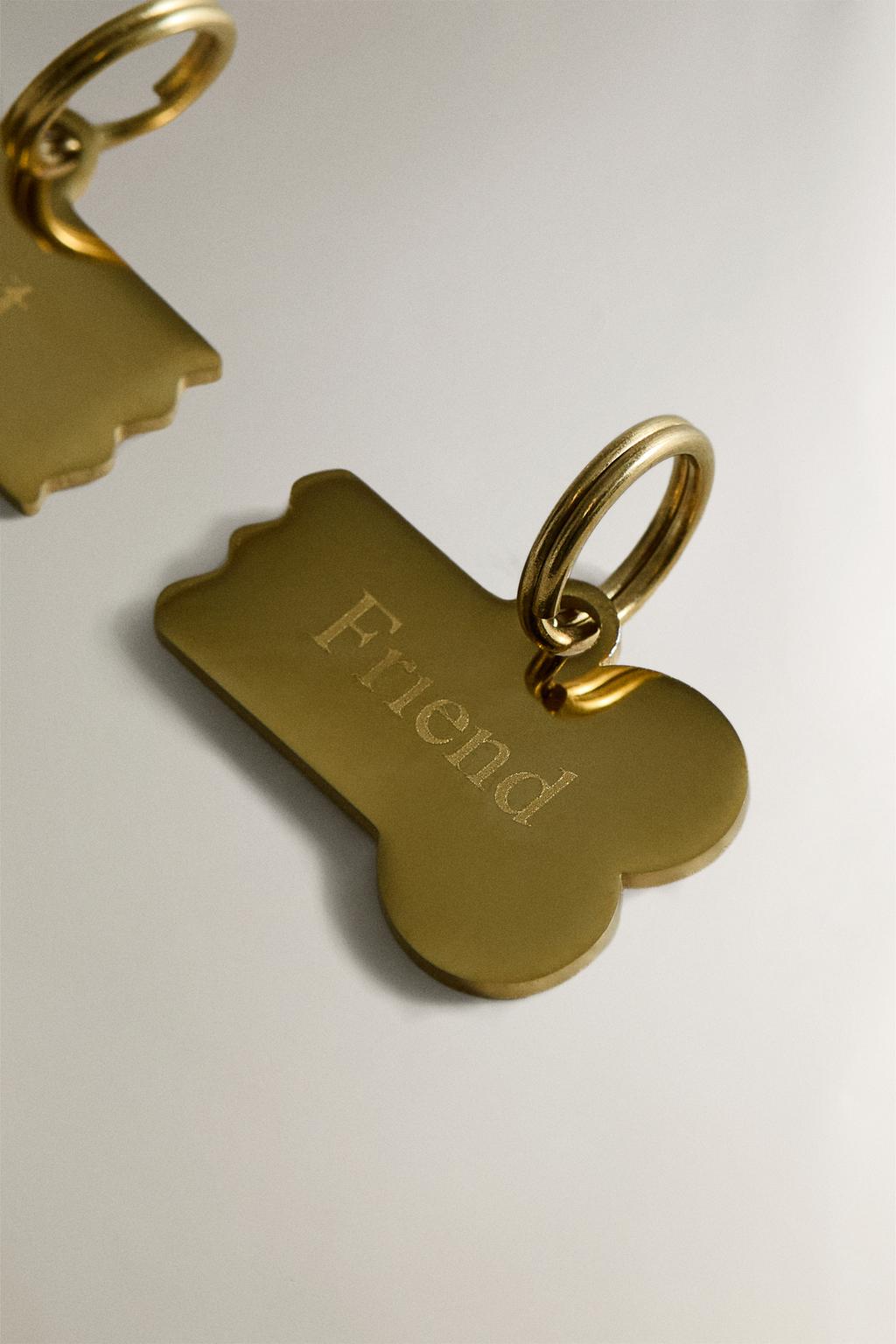 Подвеска для питомца «лучший друг» в виде кости