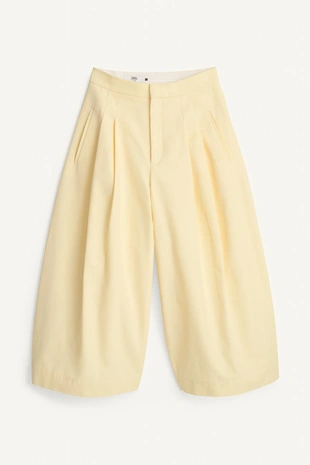 Широкие брюки с защипами из коллекции limited edition- Заказать в России