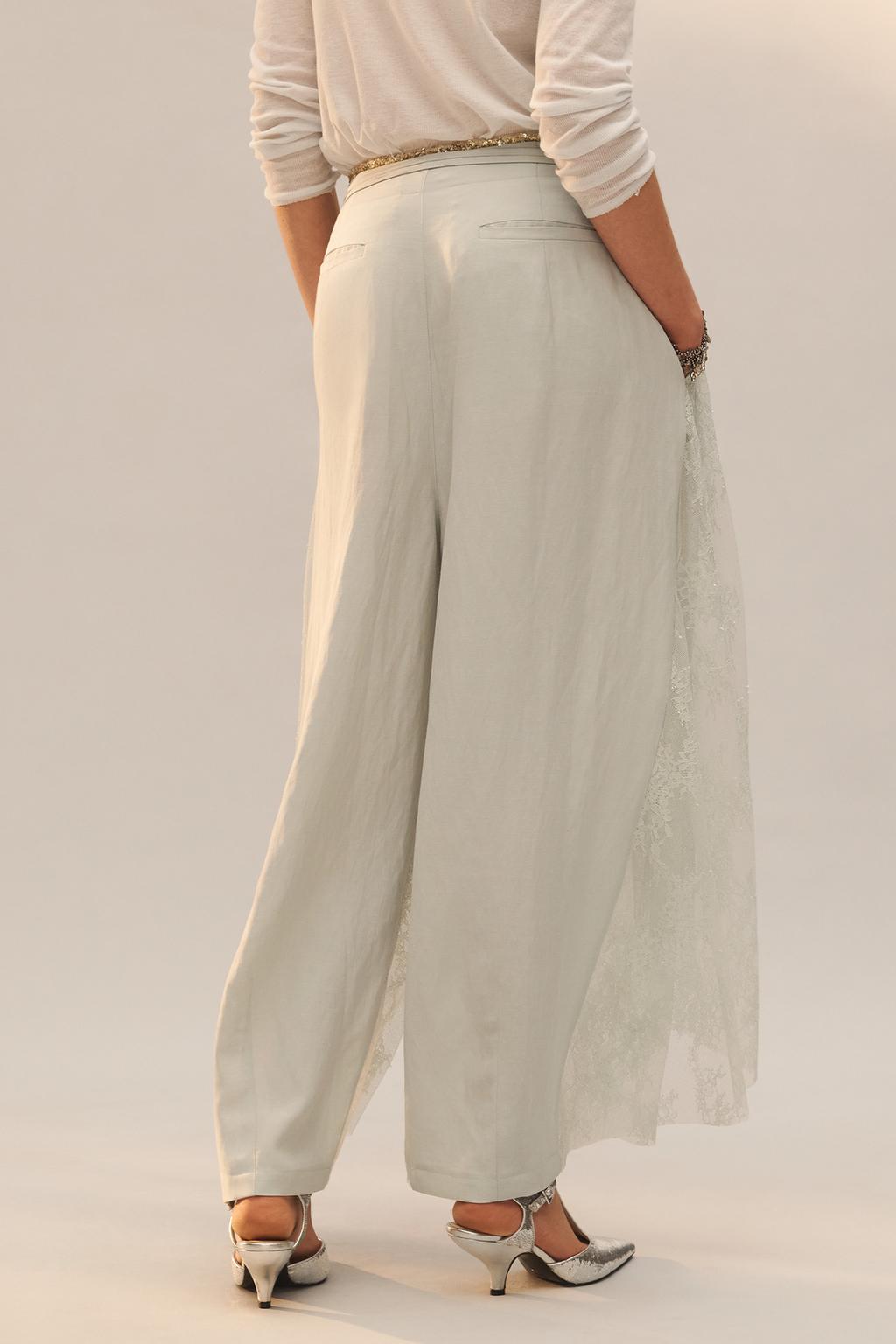 Брюки с кружевным верхом limited edition