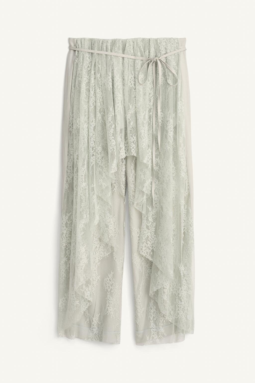 Брюки с кружевным верхом limited edition