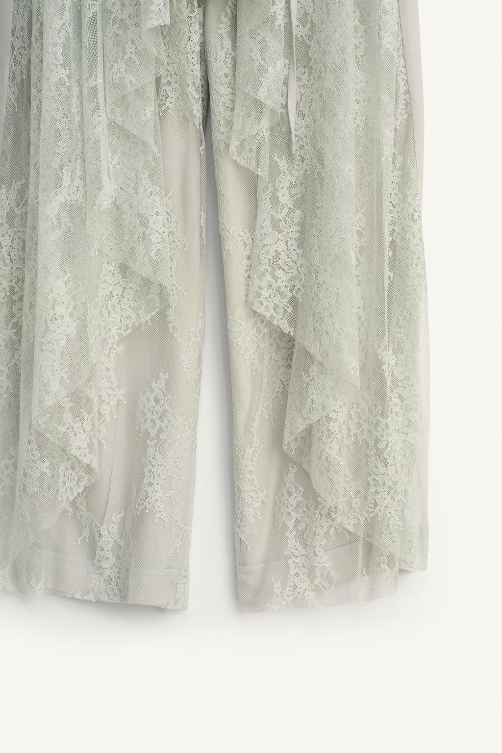 Брюки с кружевным верхом limited edition