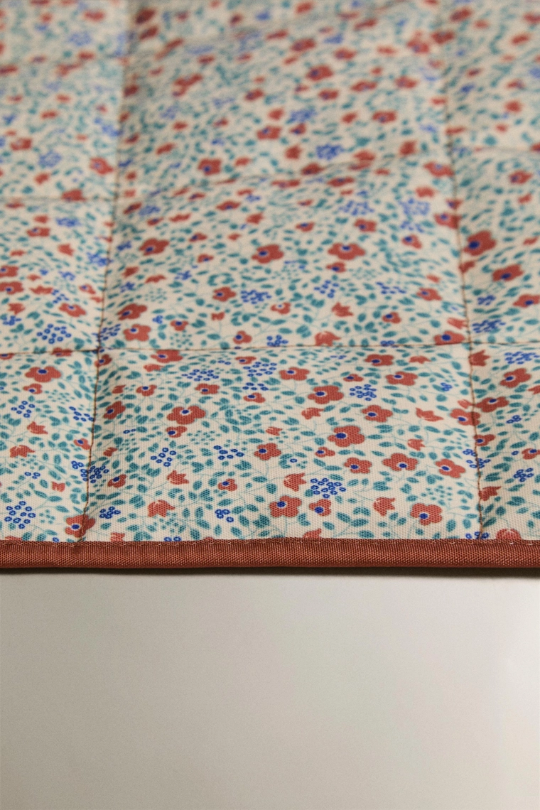 Пляжное одеяло с цветочным принтом для детей