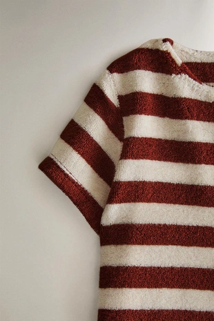 Ромпер для малышей на пляж из ткани терри в полоску- Заказать в России