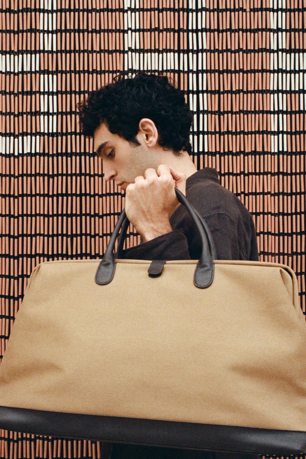 Хлопковая сумка для путешествий с пуговицей