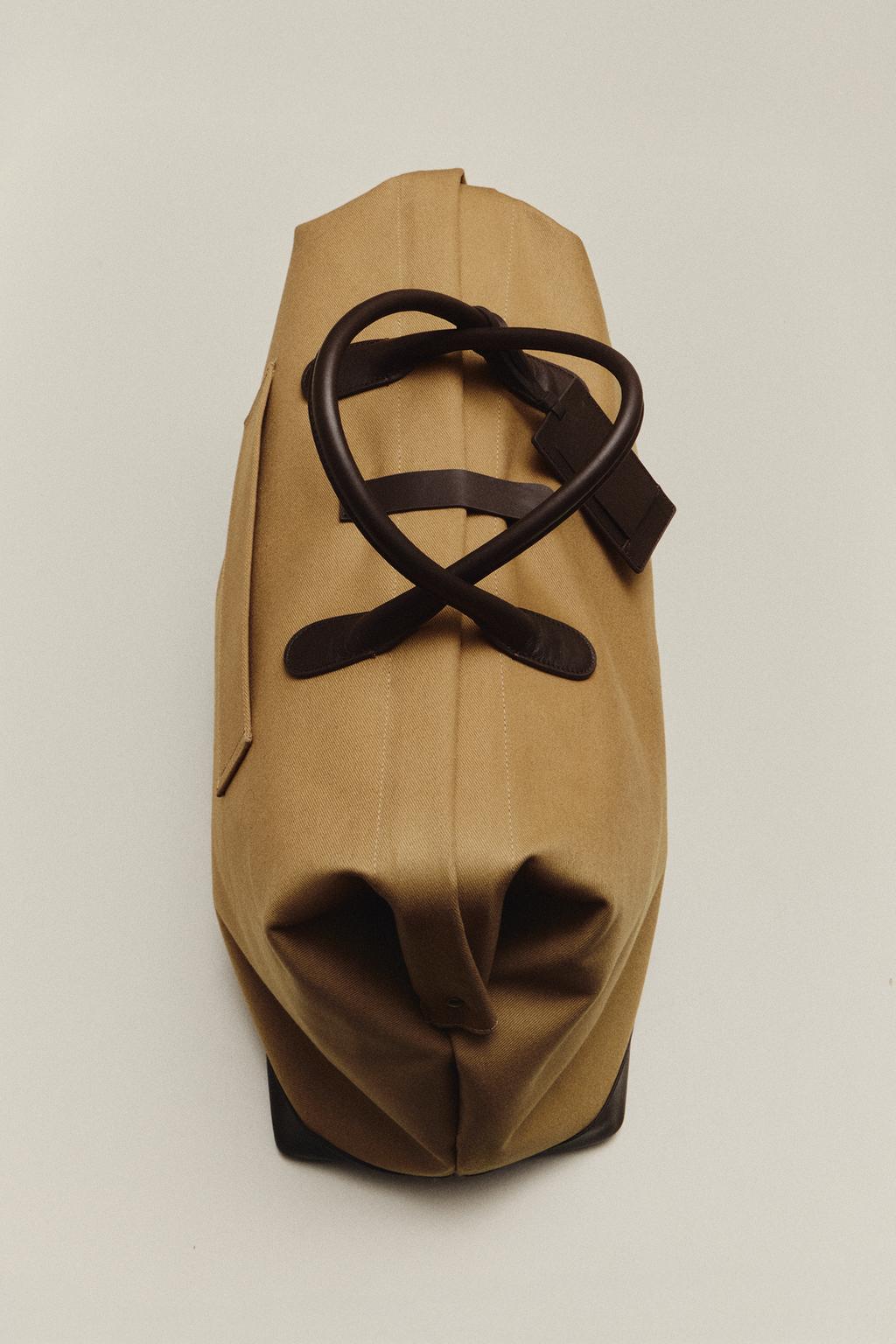 Хлопковая сумка для путешествий с пуговицей