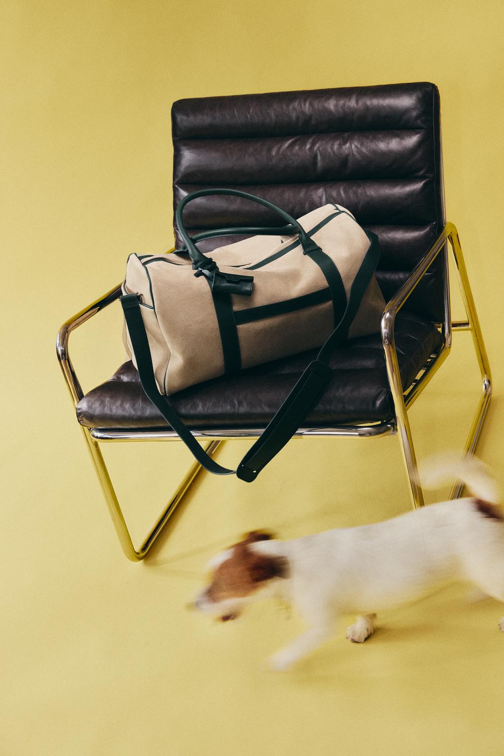 Кожаная сумка для путешествий