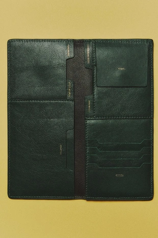 Кожаный органайзер для путешествий- Заказать в России