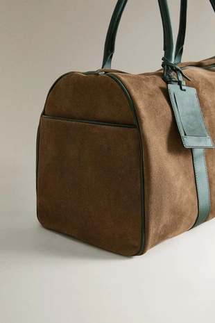 Кожаная сумка для путешествий